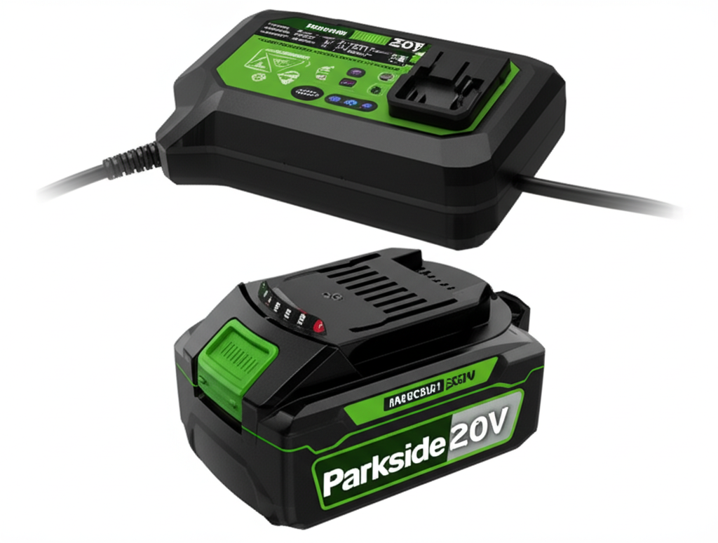 Bohrmaschine 20V - Akku mit LED-Anzeige